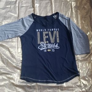 LEVI 3/4 length sleeves Sz. L